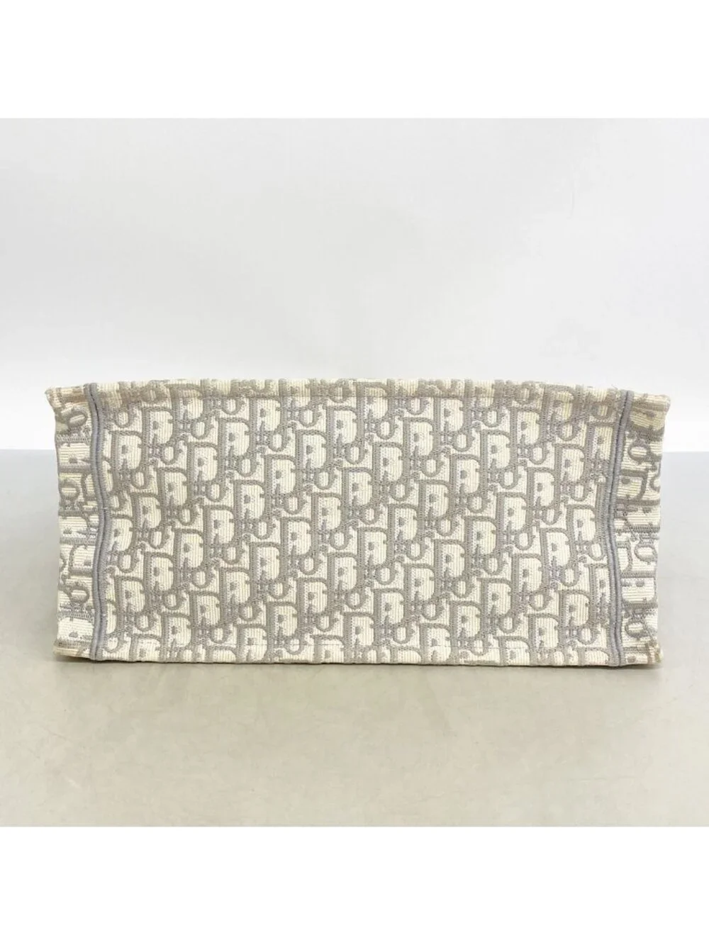 Dior Tote Bag Book Canvas Gray